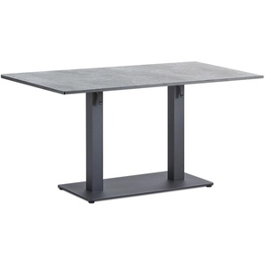 Tisch Cervia 140x80cm anthrazit/HPL