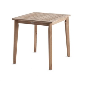 Tisch Lugano Arco Arredi Teakholz braun, Designer Povl B. Eskildsen, 75x90x90 cm