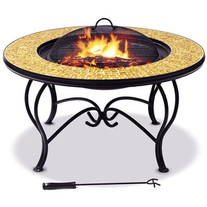 Tisch mit Feuerstelle Chartwell aus Gusseisen