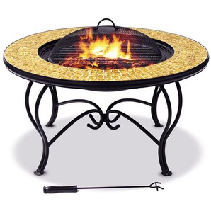 Tisch mit Feuerstelle Chartwell aus Gusseisen