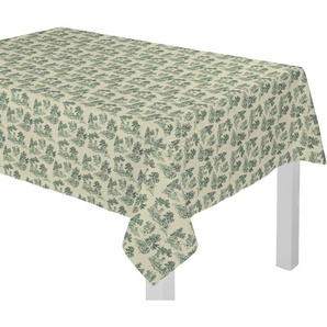 Tischdecke ADAM Good Old Days Tischdecken Gr. B/L: 190 cm x 130 cm, 1 St., rechteckig, grün (dunkelgrün, natur) Tischdecken