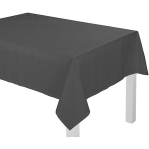Tischdecke ADAM Uni Collection Tischdecken Gr. B/L: 145 cm x 220 cm, oval, schwarz Tischdecken