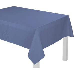 Tischdecke ADAM Uni Collection Tischdecken Gr. B/L: 145 cm x 250 cm, eckig, blau (royalblau) Tischdecken