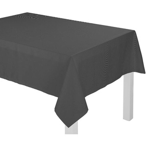 Tischdecke ADAM Uni Collection Tischdecken Gr. B/L: 145 cm x 250 cm, eckig, schwarz Tischdecken nachhaltig