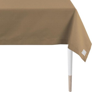 Tischdecke APELT 3959 Outdoor, Sommerdeko, Sommer Tischdecken Gr. B/L: 150 cm x 250 cm, 1 St., rechteckig, braun Gartentischdecken Panama