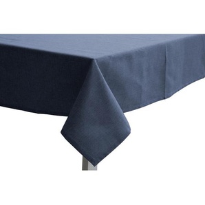 Tischdecke , Blau , Textil , rechteckig , 150 cm , schmutzabweisend , Wohntextilien, Tischdecken & Tischwäsche