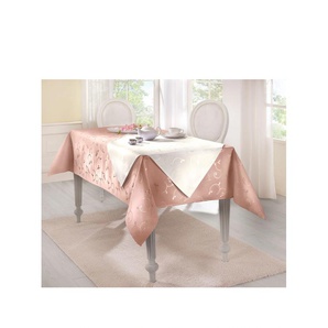 Tischdecke DOHLE&MENK Tischdecken Gr. B/L: 130 cm x 250 cm, eckig, rosa (rosé) Tischdecken Tischwäsche