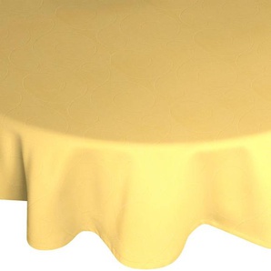 Tischdecke WIRTH Neufahrn Tischdecken Gr. B/L: 130 cm x 190 cm, oval, gelb Tischdecken