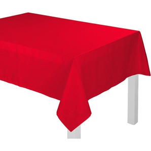 Tischdecke WIRTH Westport Tischdecken Gr. B/L: 190 cm x 130 cm, 1 St., eckig, rot Tischdecken