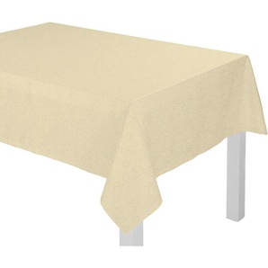 Tischdecke WIRTH Westport Tischdecken Gr. B/L: 220 cm x 130 cm, 1 St., eckig, beige (natur) Tischdecken