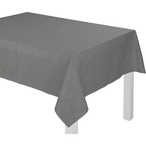 Tischdecke WIRTH Westport Tischdecken Gr. B/L: 220 cm x 130 cm, 1 St., eckig, grau (dunkelgrau) Tischdecken