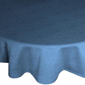 Tischdecke WIRTH WIESSEE Tischdecken Gr. B/L: 160 cm x 220 cm, oval, blau Tischdecken