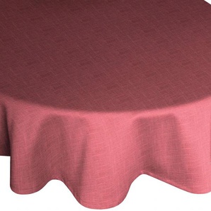 Tischdecke WIRTH WIESSEE Tischdecken Gr. B/L: 160 cm x 220 cm, oval, rosa Tischdecken