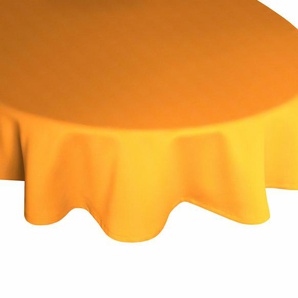 Tischdecke WIRTH WirthNatur Tischdecken Gr. B/L: 130 cm x 190 cm, oval, orange Tischdecken
