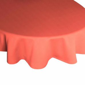 Tischdecke WIRTH WirthNatur Tischdecken Gr. B/L: 130 cm x 190 cm, oval, rot Tischdecken