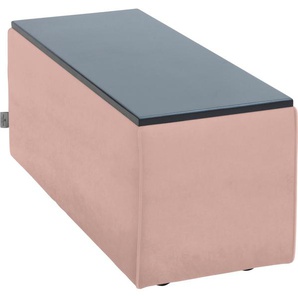 Tischelement TOM TAILOR HOME ELEMENTS Tische Gr. B/H/T: 35 cm x 37 cm x 94 cm, rosa (rosé tsv 27, schwarz) Esstisch-Zubehör Esstischplatte Tischplatte Zubehör für Esstische schwarz, als Couchtisch oder Sofaelement einsetzbar