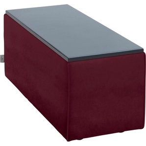 Tischelement TOM TAILOR HOME ELEMENTS Tische Gr. B/H/T: 35 cm x 37 cm x 94 cm, rot (wine red tsv 7, schwarz) Esstisch-Zubehör Esstischplatte Tischplatte Zubehör für Esstische schwarz, als Couchtisch oder Sofaelement einsetzbar