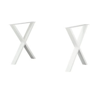 Tischgestell  Comida ¦ weiß ¦ Maße (cm): B: 8 H: 74