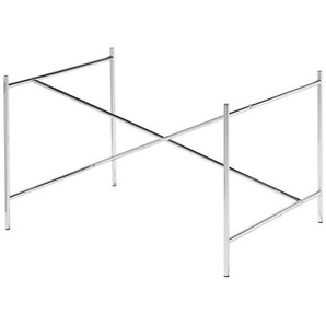 Tischgestell Eiermann 1 Richard Lampert verchromt silber, Designer Prof. Egon Eiermann, 66-86x110x78 cm