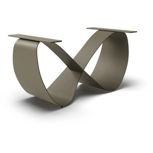 Tischgestell Infinity Metall Effektfinish Titan Ausziehtisch von 180-300 cm, Gestelle