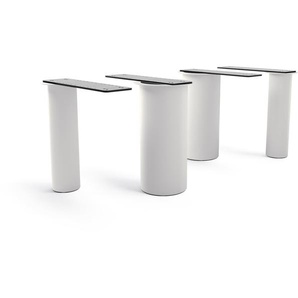 Tischgestell Pilier Metall Weiß für Tischplatten ab 200 cm, Gestelle