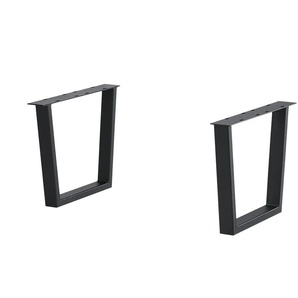 Tischgestell - schwarz - Materialmix - 50 cm - 44 cm | Möbel Kraft