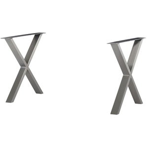 Tischgestell | silber | 8 cm | 74 cm |