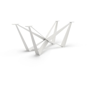 Tischgestell Spider Metall Weiß für Tischplatten ab 200 cm, Gestelle