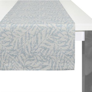 Tischläufer WIRTH Gospic Tischdecken Gr. B/L: 150 cm x 40 cm, 1 St., blau Tischläufer