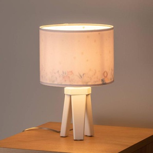 Tischlampe Max Maco Design, weiß / opal, für Kinderzimmer, Holz, Tischlampe 030m-520