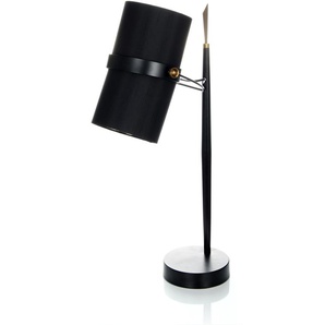 Tischlampe Schwarz ca. 25cm (L) x 29cm (B) x 69cm (H)