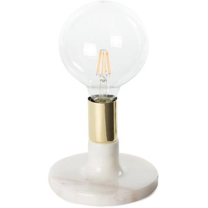 Tischlampe Weiß ca. 16cm (L) x 16cm (B) x 13,5cm (H)