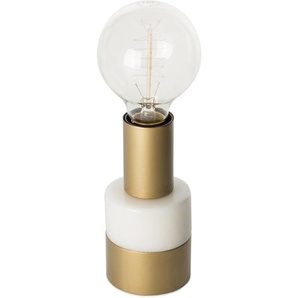 Tischlampe Weiß ca. 7cm (L) x 7cm (B) x 14cm (H)