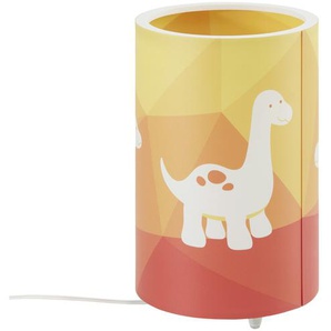 Tischleuchte, 1-flammig, Motiv `Baby Dino´ ¦ orange ¦ Maße (cm): H: 25  Ø: 15