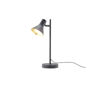 Tischleuchte 1-flammig - schwarz - Materialmix - 39 cm - 13.0 | Möbel Kraft