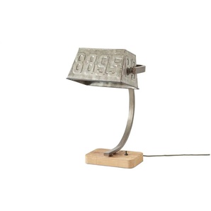 Tischleuchte 1-flammig | silber | 40 cm |