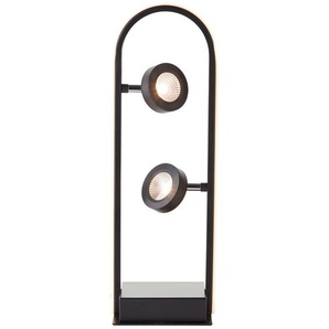 Tischleuchte BRILLIANT Nebeker Lampen Gr. 2 flammig, Höhe: 48,5 cm, schwarz LED Tischlampen dimmbare Llampe - mit Nachtlichtfunktion 49cm Höhe 2200 Lumen
