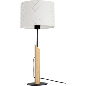 Tischleuchte BRITOP LIGHTING PUNTO Lampen Gr. Ø 27 cm Höhe: 60 cm, weiß (weiß, silberfarben, eichefarben, schwarz) Tischlampen