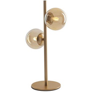 Xxxl Tischleuchte, Champagner, Glas, Kugel,Kugel, 23.4x40 cm, Kippschalter, Lampen & Leuchten, Innenbeleuchtung, Tischlampen, Tischlampen