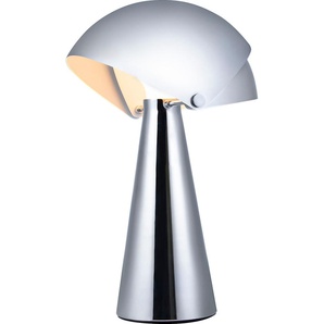 Tischleuchte DESIGN FOR THE PEOPLE ALIGN Lampen Gr. Ø 22,00 cm Höhe: 33,50 cm, grau (chromfarben) Designlampe Tischlampen