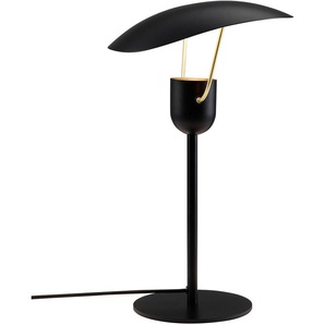 Tischleuchte DESIGN FOR THE PEOPLE Fabiola Lampen Gr. 1 flammig, Ø 27 cm Höhe: 48 cm, schwarz Designlampe Tischlampen
