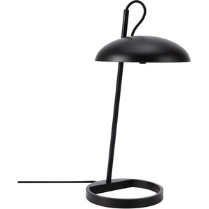 Tischleuchte DESIGN FOR THE PEOPLE Versale Lampen Gr. Ø 22,00 cm Höhe: 45,00 cm, schwarz Tischlampen Skandinavischer Minimalismus, weiche Form mit Kontrastdetail