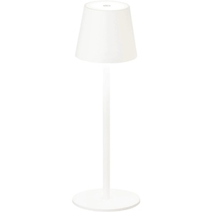 Tischleuchte FHL EASY Tropea Leuchten Gr. 1 flammig, Ø 12,00 cm Höhe: 38,00 cm, weiß LED Tischlampen