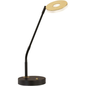 Tischleuchte FISCHER & HONSEL Dent Lampen Gr. 1 flammig, Höhe: 60,00 cm, beige (sandschwarz) Schreibtischlampe LED Schreibtischlampen