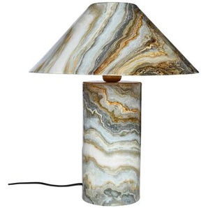 Tischleuchte PR Home Marnie, Grau, Metall, 36x43x36 cm, Lampen & Leuchten, Innenbeleuchtung, Tischlampen, Tischlampen