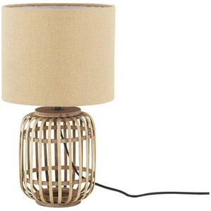 Tischleuchte - holzfarben - Materialmix - 44 cm - 24.0 | Möbel Kraft