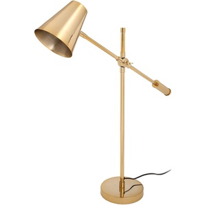 Tischleuchte KAYOOM Allen Lampen Gr. 1 flammig, Höhe: 74 cm, goldfarben Tischlampen Tischleuchte im Industrial-Style aus Metall, individuell verstellbar