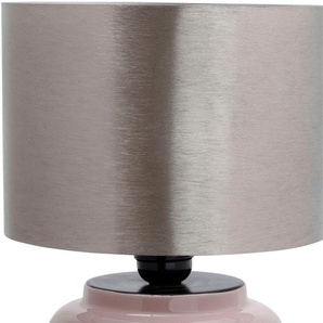 Tischleuchte KAYOOM Art Lampen Gr. Ø 21 cm Höhe: 43,5 cm, rosa (altrosa) Designlampe Tischlampen harmonisch, extravagant, luxuriös