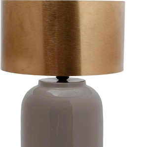 Tischleuchte KAYOOM Art Lampen Gr. Ø 31 cm Höhe: 57,5 cm, grau Designlampe Tischlampen