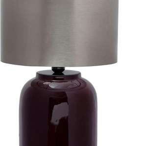 Tischleuchte KAYOOM Art Lampen Gr. Ø 31 cm Höhe: 57,5 cm, lila (beere) Tischlampen harmonisch, extravagant, luxuriös